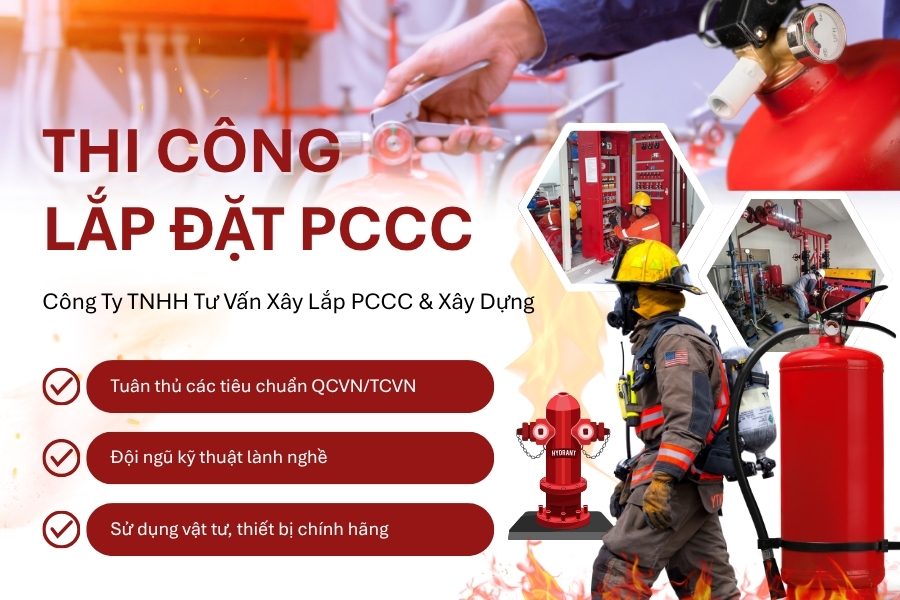 Thi Công Lắp Đặt Hệ Thống PCCC