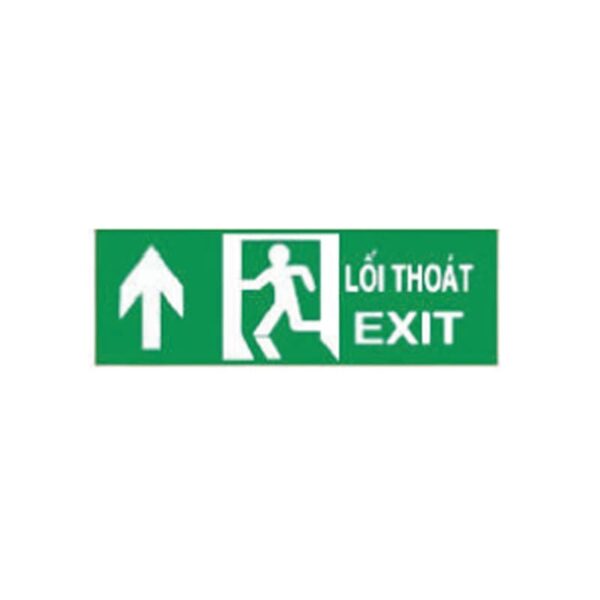 Đèn exit chỉ 1 hướng lên trên